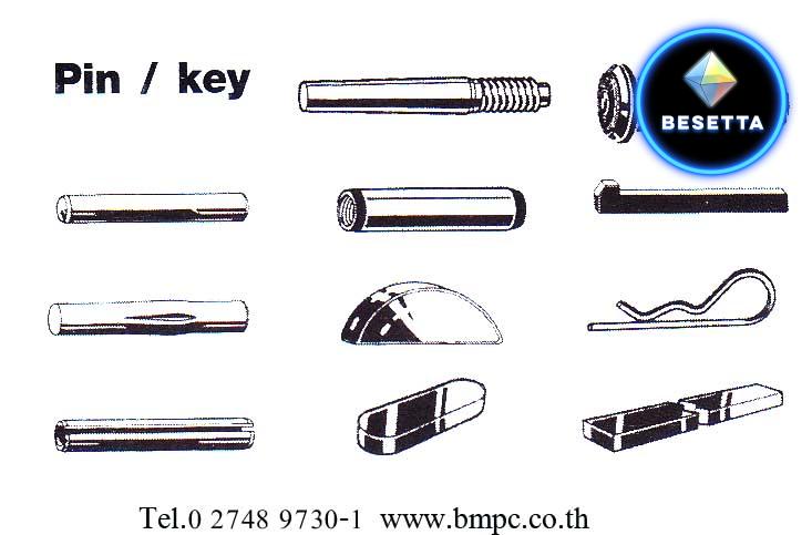 Bolt with flange, Shoulder screw, Set screw, screw plug, thin nut, lock nut, Castle nut, Locking disc spring, tab washer, e-ring, shim ring, bonded seal